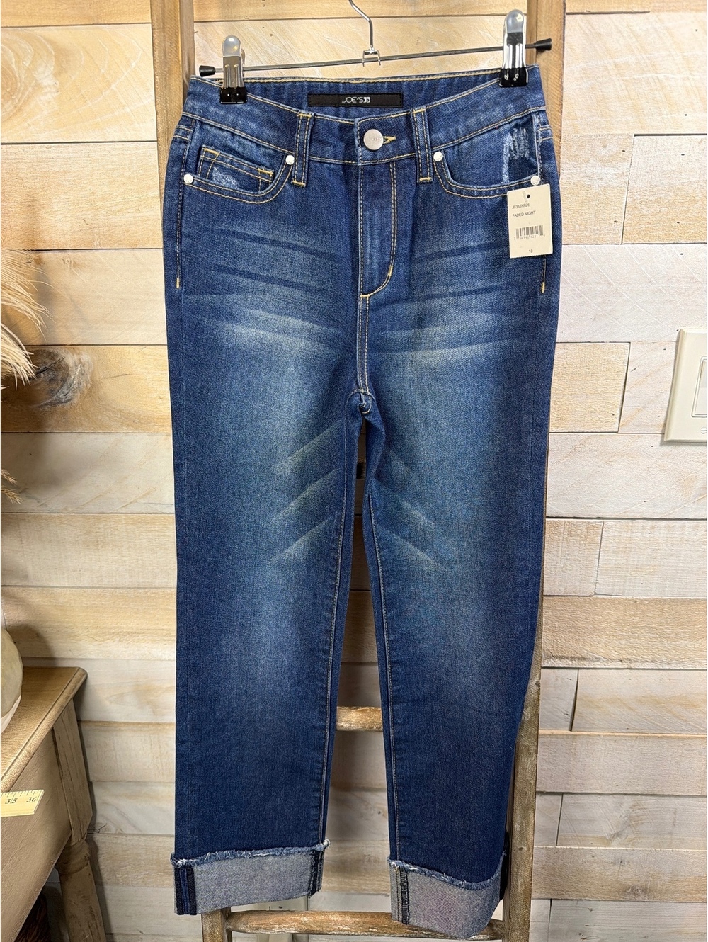 Joe's Sooo Soft Faded Night Blue Denim Jeans Size 10‎